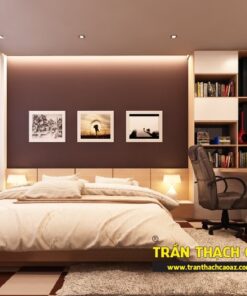 Trần thạch cao phòng ngủ 03