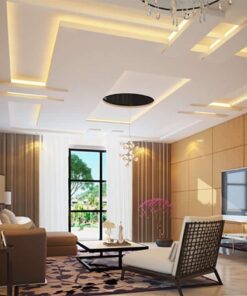 trần thạch cao phòng khách TTC-03