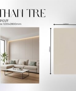 Tấm Ốp Than Tre Đơn Sắc Be - NP 01/F