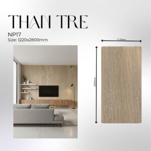 Tấm ốp than tre vân gỗ - NP17