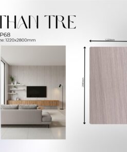 Tấm ốp than tre vân gỗ nhung - NP 68/M