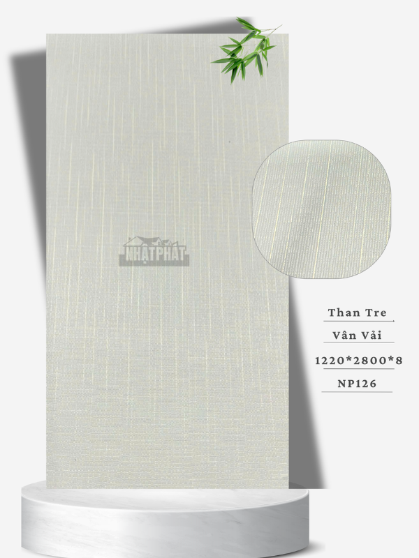 Tấm ốp than tre vân vải - NP 126/B 1 Tấm ốp than tre vân vải – NP 126