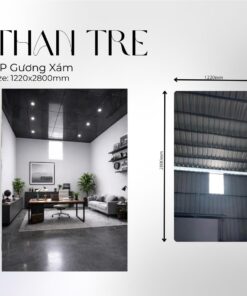 Tấm Ốp Than Tre Gương Xám - NP427